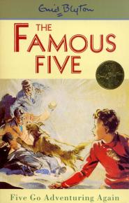 englisches Buchcover: "Five go adventuring again" (B)