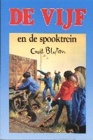 niederländisches Buchcover: "De Vijf en de spooktrein" (G)