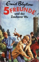 deutsches Buchcover: "Fünf Freunde und der Zauberer Wu" (U)