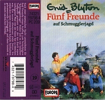 deutsches Hörspielcover: "Fünf Freunde auf Schmugglerjagd" (D)