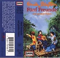 deutsches Hörspielcover: "Fünf Freunde auf großer Fahrt" (J)