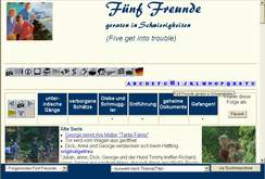 Standbild der Fanpage vom September 2001
