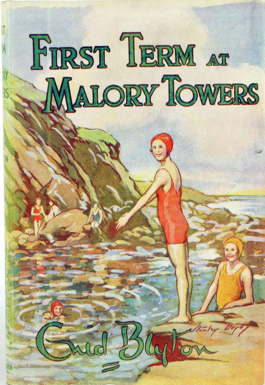 Englisches Buchcover 'First Term at Malory Towers'