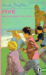 englisches Buchcover: "Five have plenty of fun" (N)