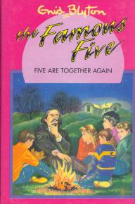 englisches Buchcover: "Five are together again" (U)