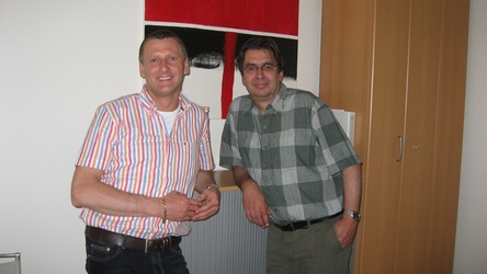 Karl Kolar with CEO Walter Potganski of moviemax GmbH movies & more