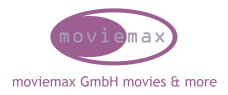 Logo moviemax GmbH movies & more