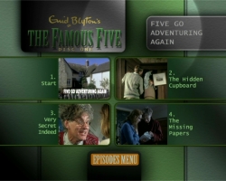 Kapitelmenü von "Five Go Adventuring Again"
